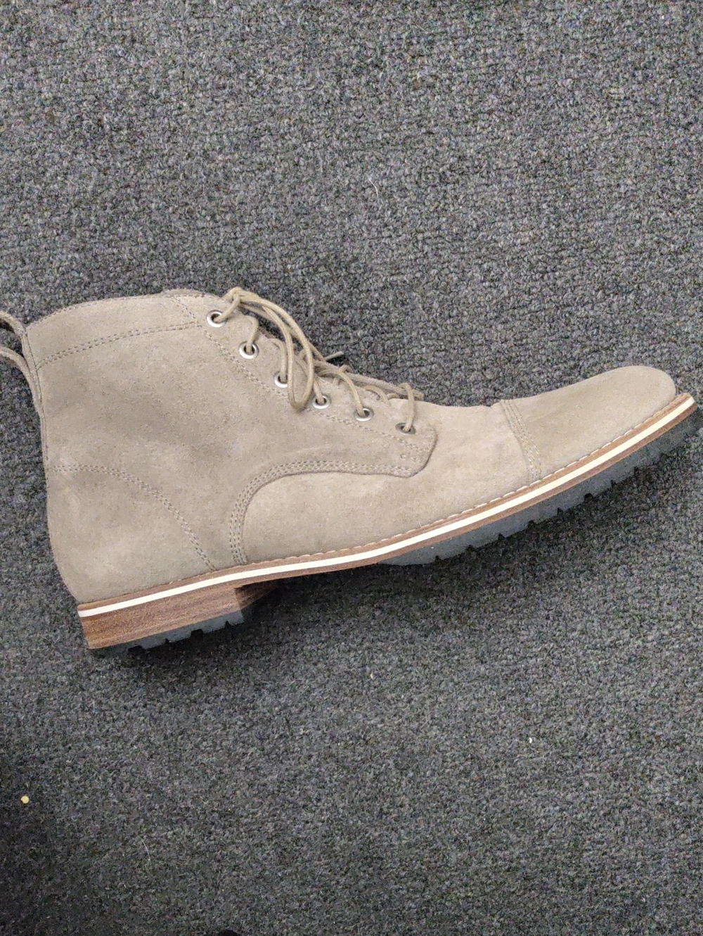 HELM "Hollis" Men's Taupe Suede Lace-Up Chukka Boots